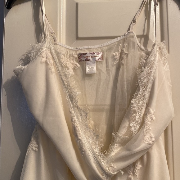 White Lace Band of Gypsies Romper - Picture 2 of 4